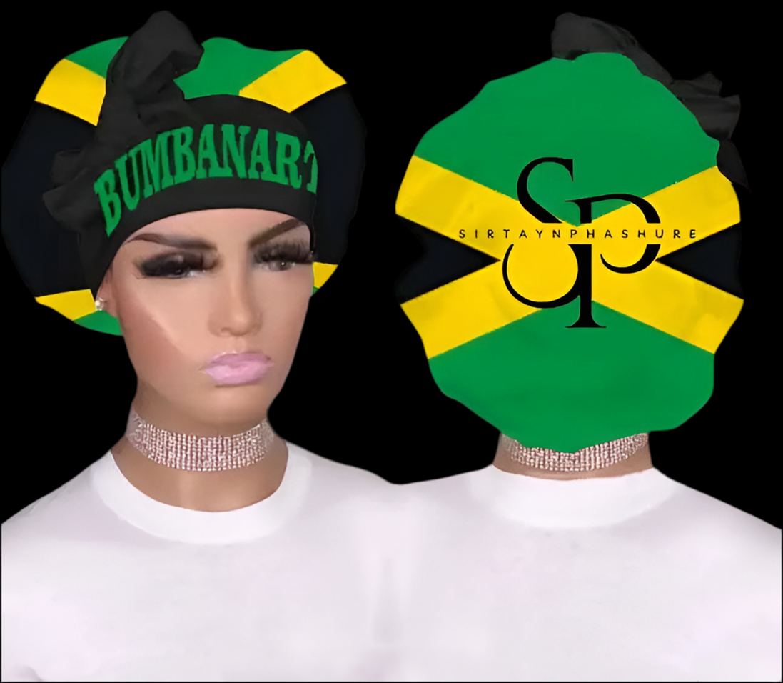 ‘BUMBANART’ Jamaican Themed Bonnét