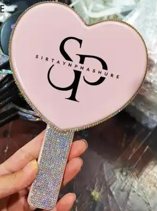 Heart Shaped Make Up Mirror
