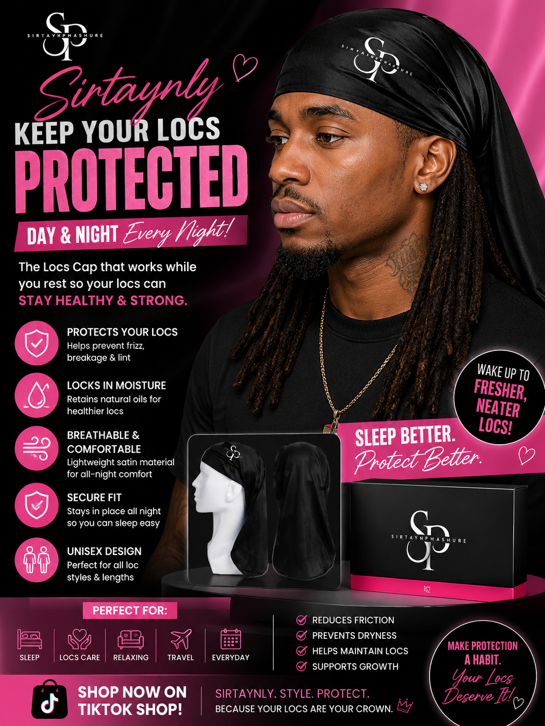 Locs Cap