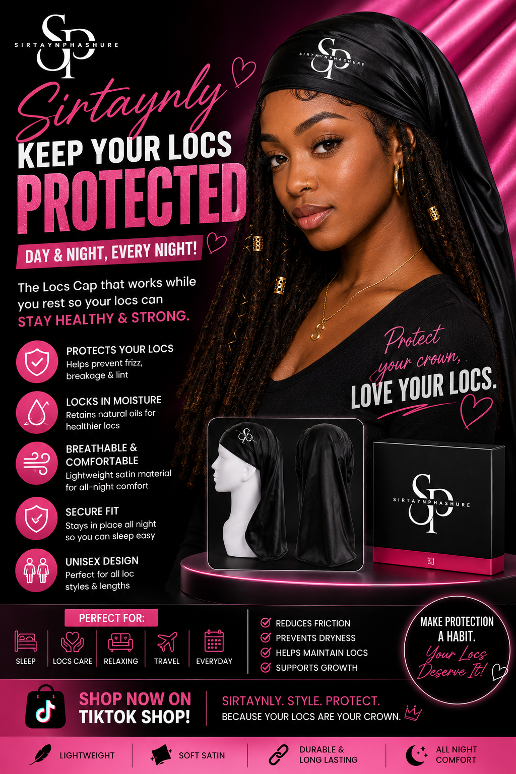 Locs Cap